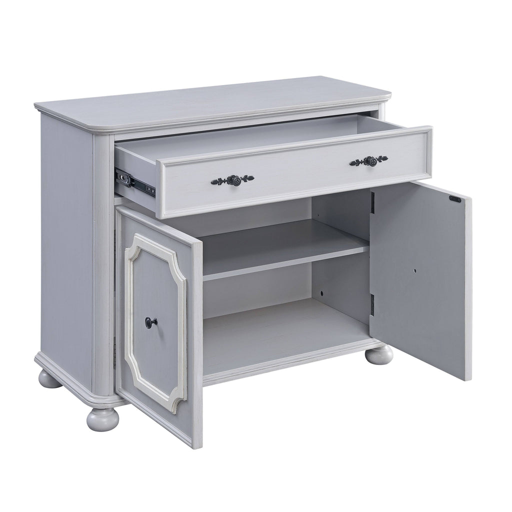 Gray Finish Cabinet R413