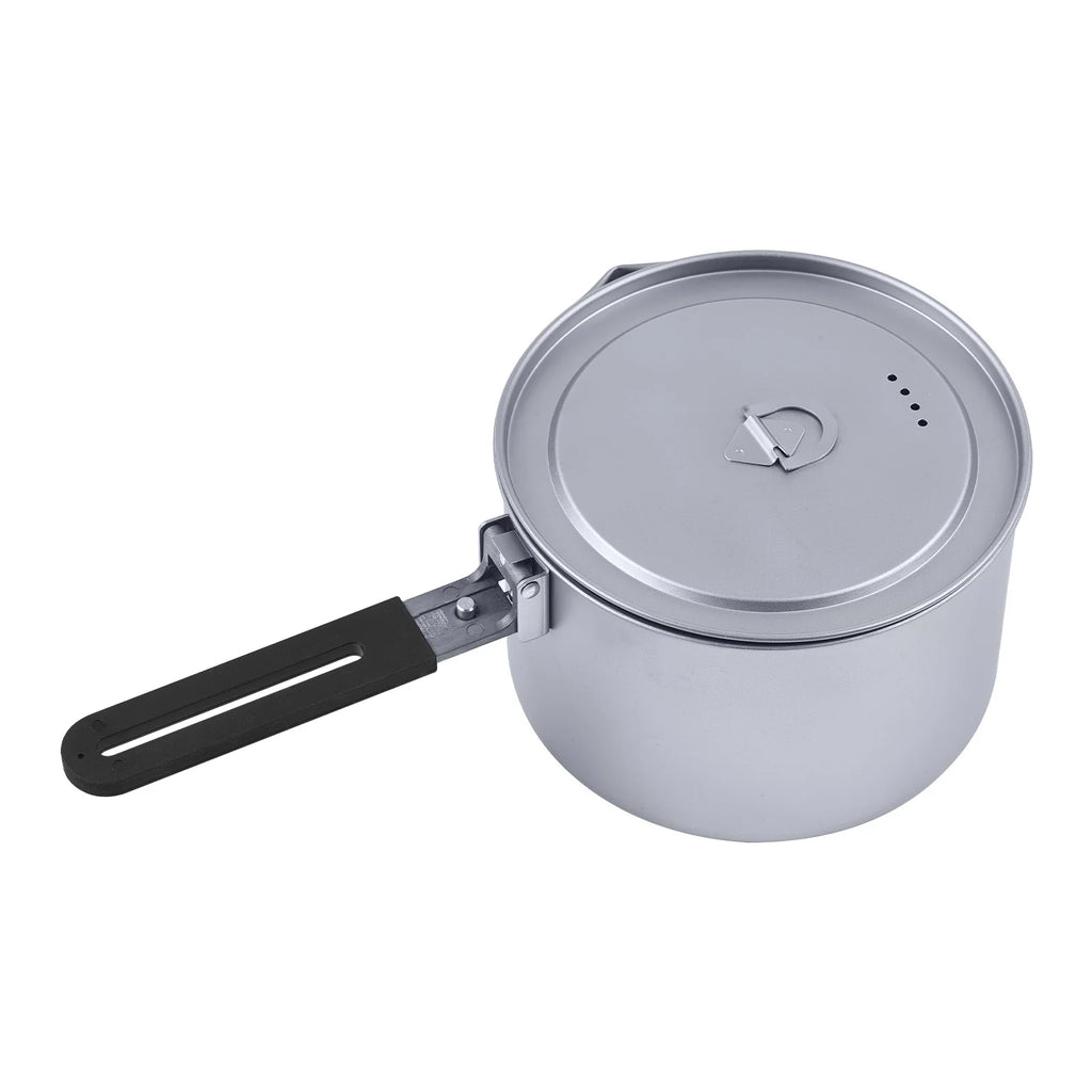 Camping Soup Pot with Lid, 2L Portable Cooking Stock Pot A737