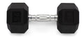 25lb Rubber Hex Dumbbell I6944