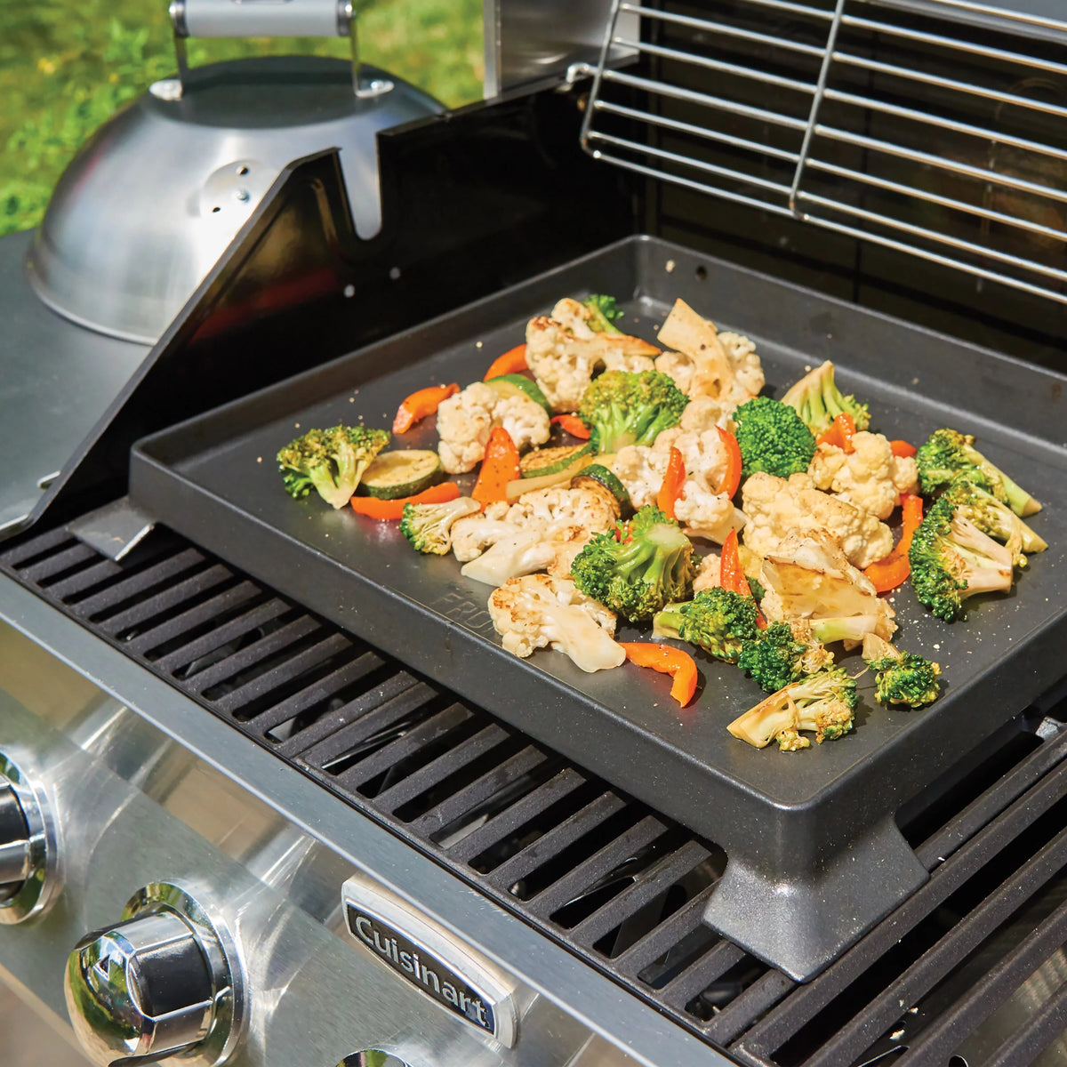 Five-Burner Propane Gas Grill with Side Burner B533380