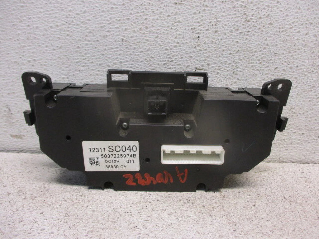 2009 Subaru Forester Heat A/C Temperature Control Unit C206