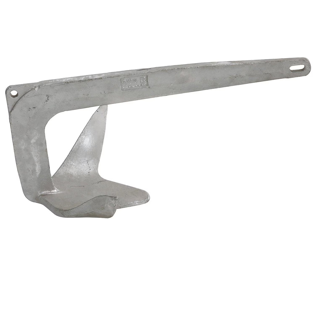 22 Lbs. Hot-Dipped Galvanized Steel Boat Anchor Q994941