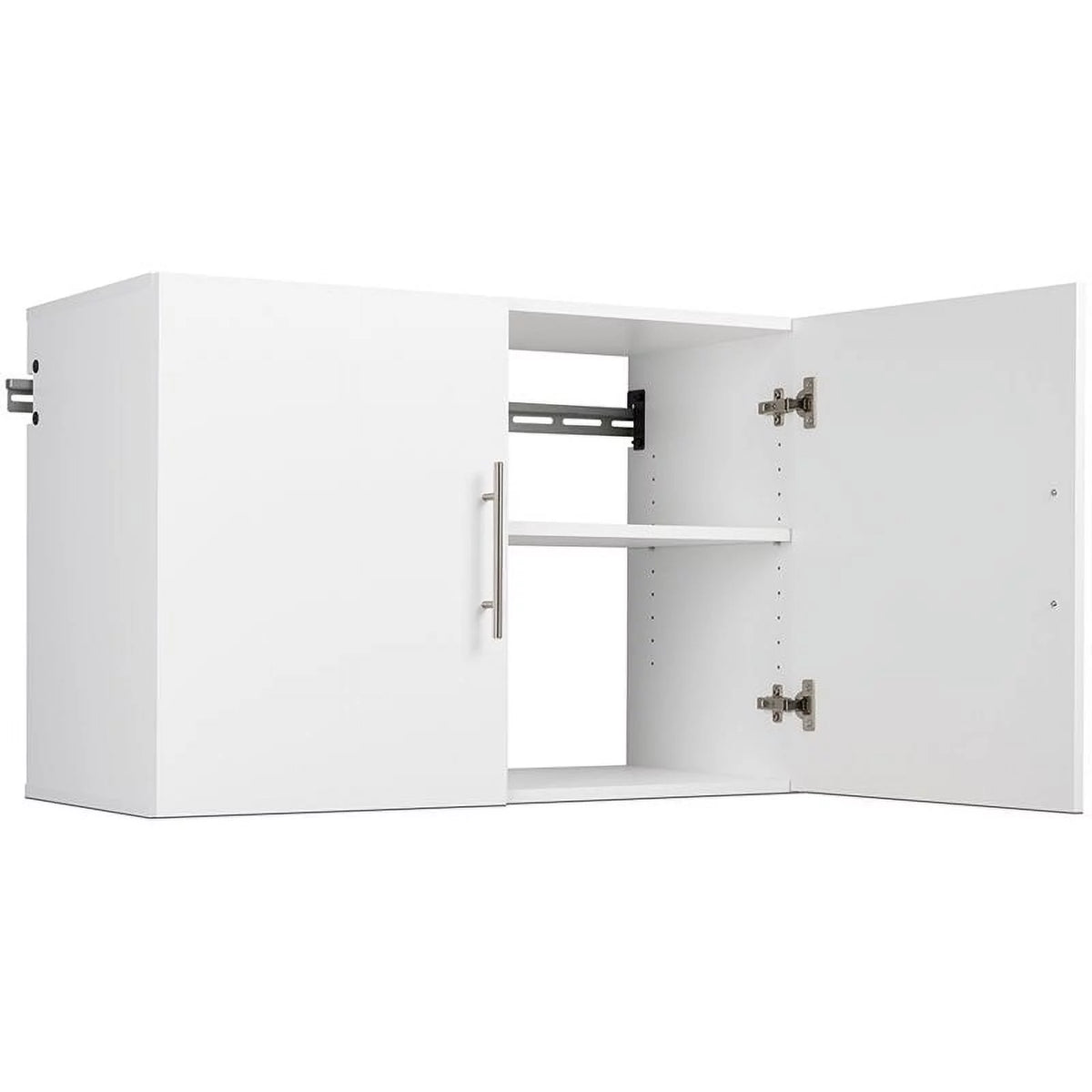 2 Piece 36" Height Wall Mounted Garage Cabinet Set in White A43233