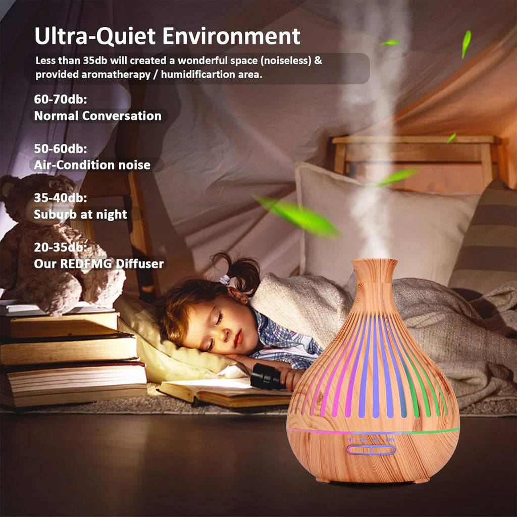 500ML Ultrasonic Diffuser with Remote Control & Timer D9570