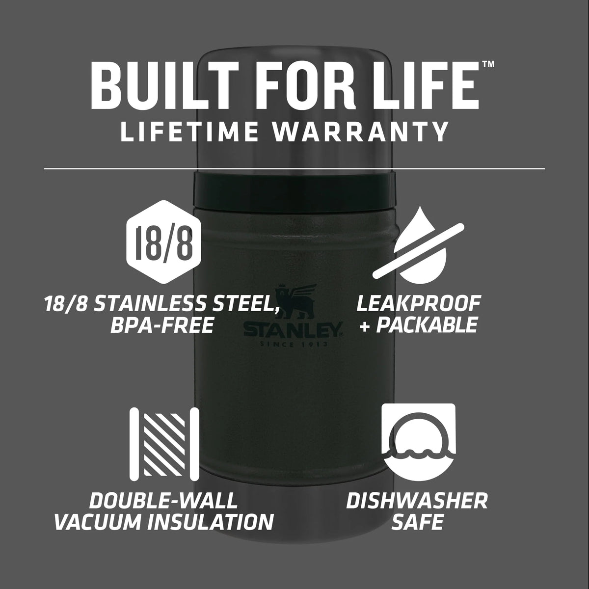 Stainless Steel Food Storage Container, 24 oz K361528