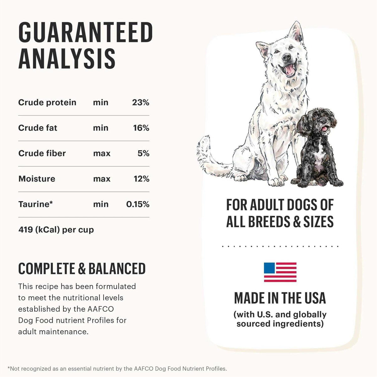 Grain Free Whole Food Dog Food H346781
