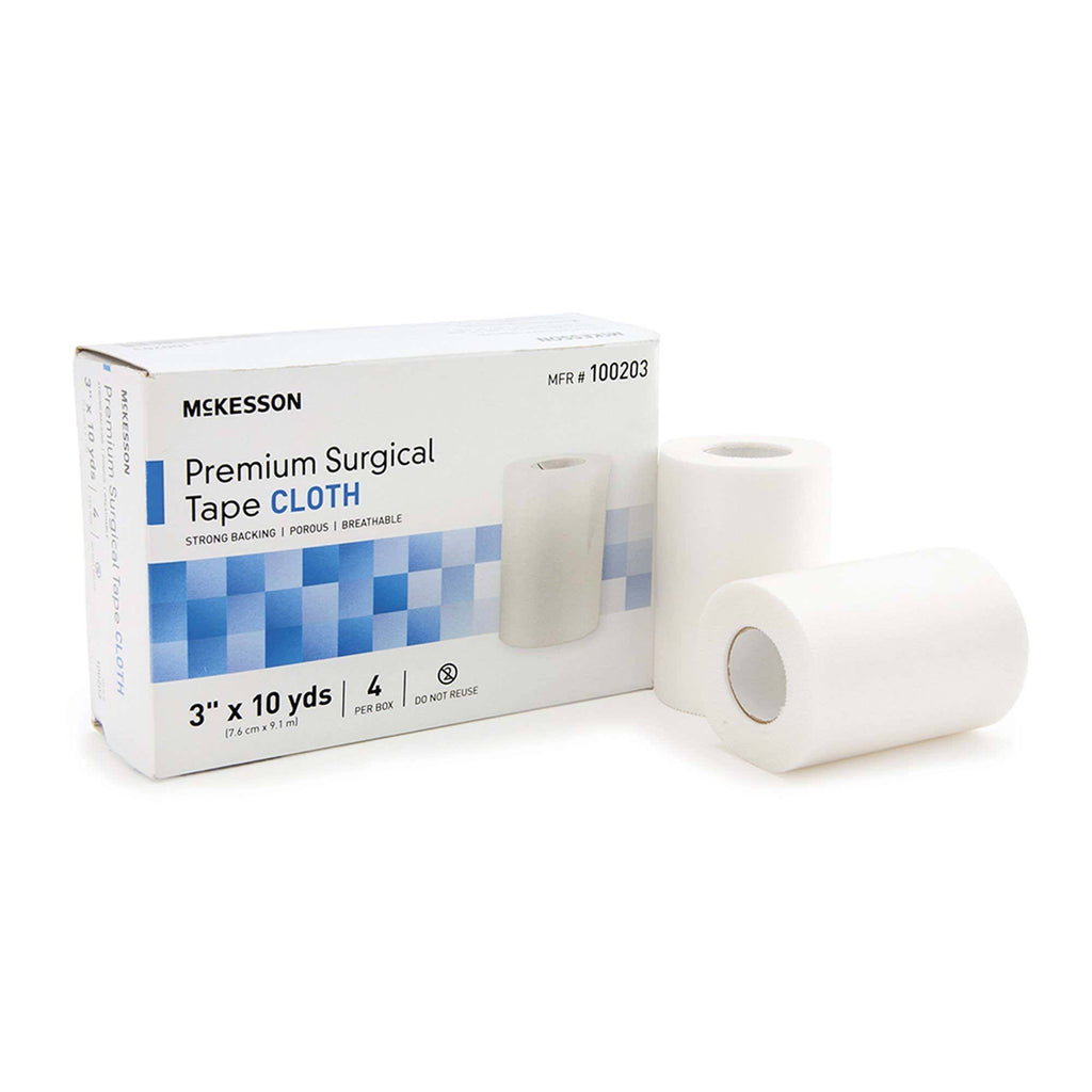 Cloth Medical Tape, 3 inch x 10 Yard, White F89450