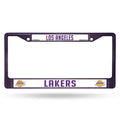 Purple and White NBA License Plate Cover T512
