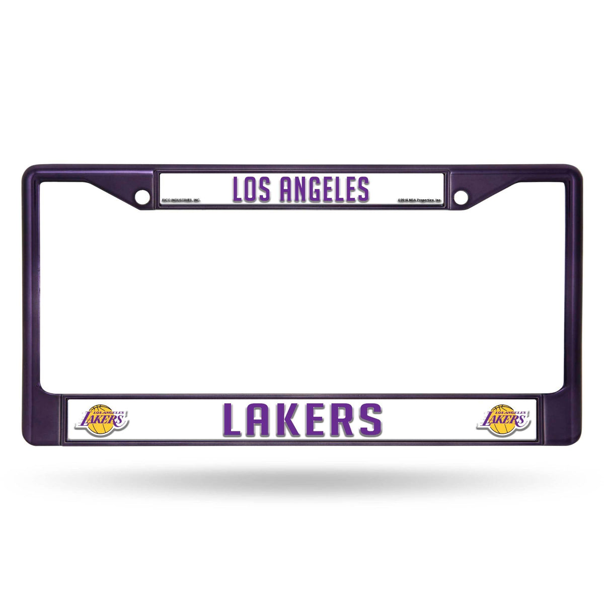 Purple and White NBA License Plate Cover T512