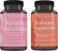Keratin Hair Booster with Biotin 60 Caps & Collagen Booster 120 Caps B5336