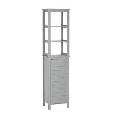Gray Free-Standing Linen Cabinet M55782