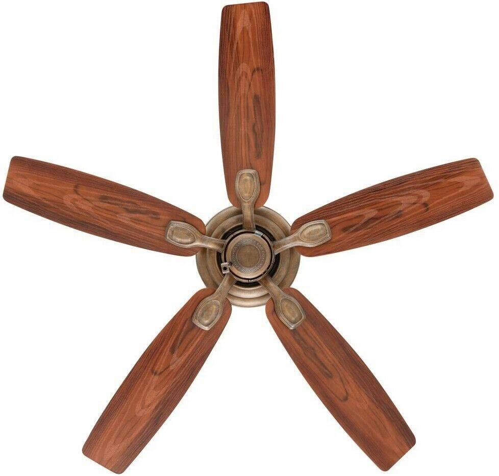 52x22 Ceiling Fan with Black Mahogany Blades R17395