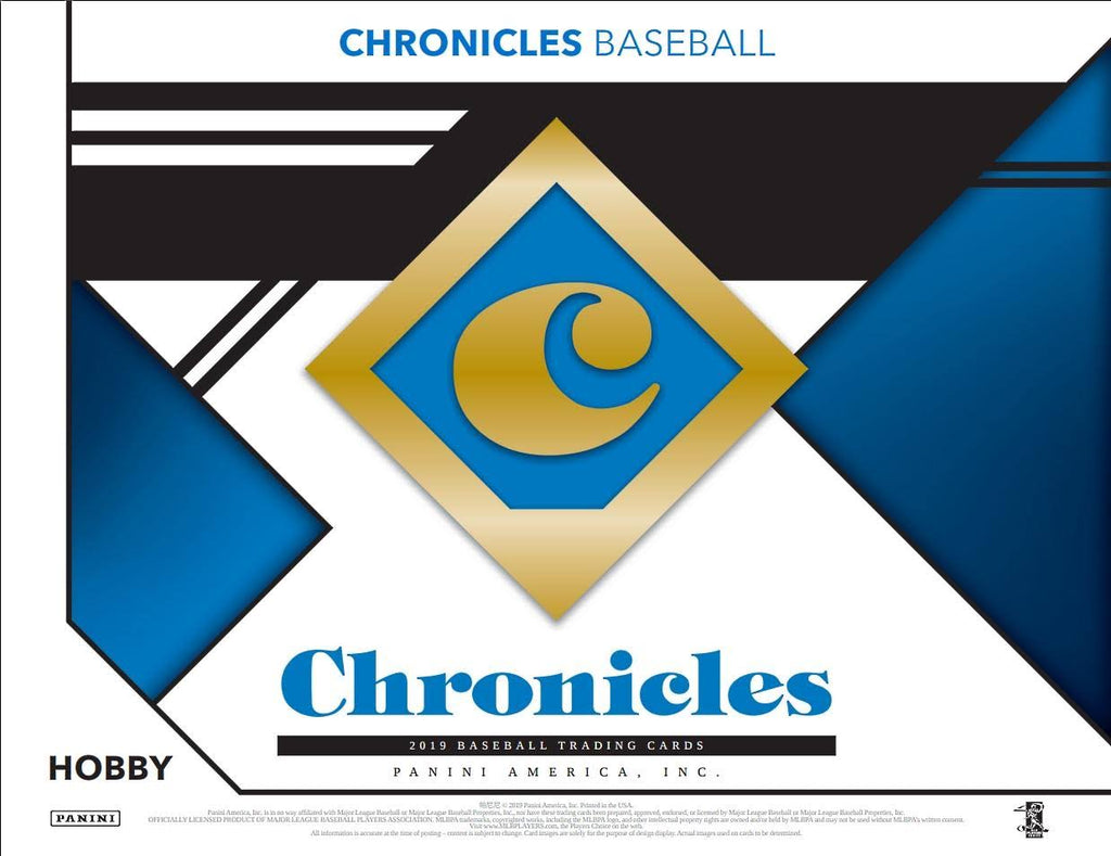 2019 Panini Chronicles Baseball Hobby Box W8848