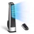 3 Speed Gray Oscillating Tower Fan with Remote Control V9782
