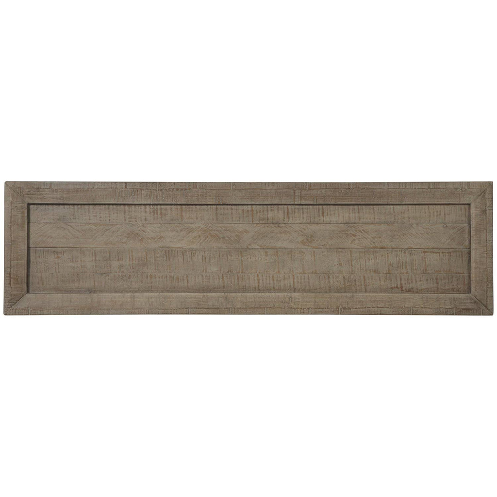 Gray Wooden Sofa Table with Metal Legs Z425610