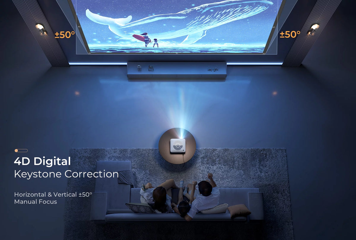 Native 1080P 5G WiFi Projector R605