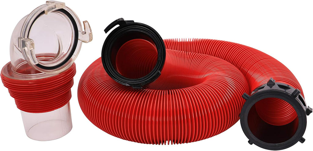 RV EZ Coupler Bayonet Sewer Kit with 10' Hose Pack of 2 V3369