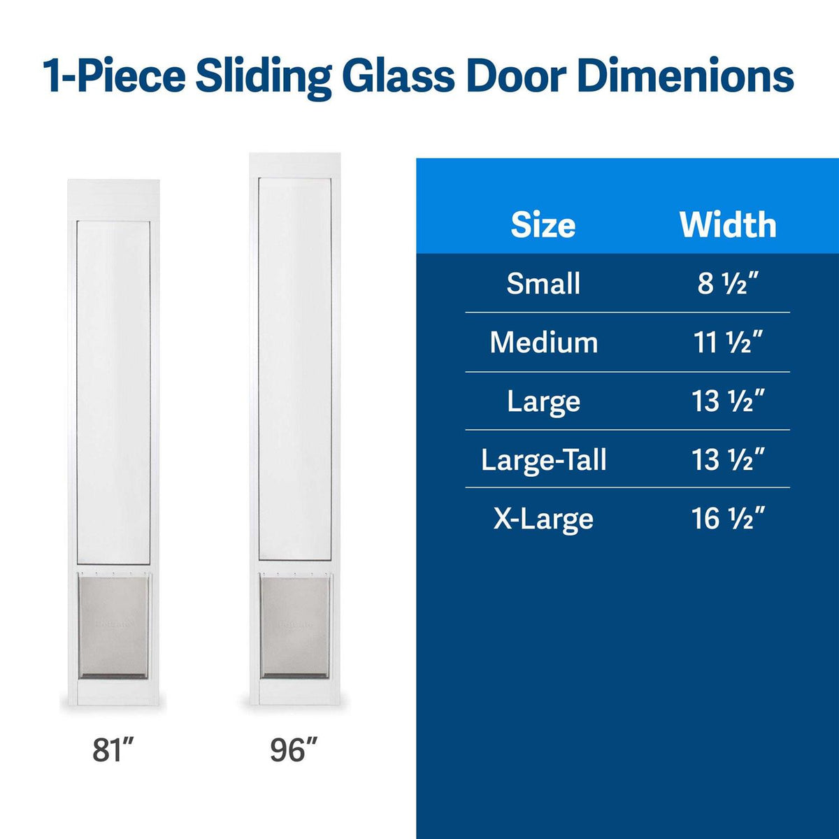 Patio Panel Pet Door F327