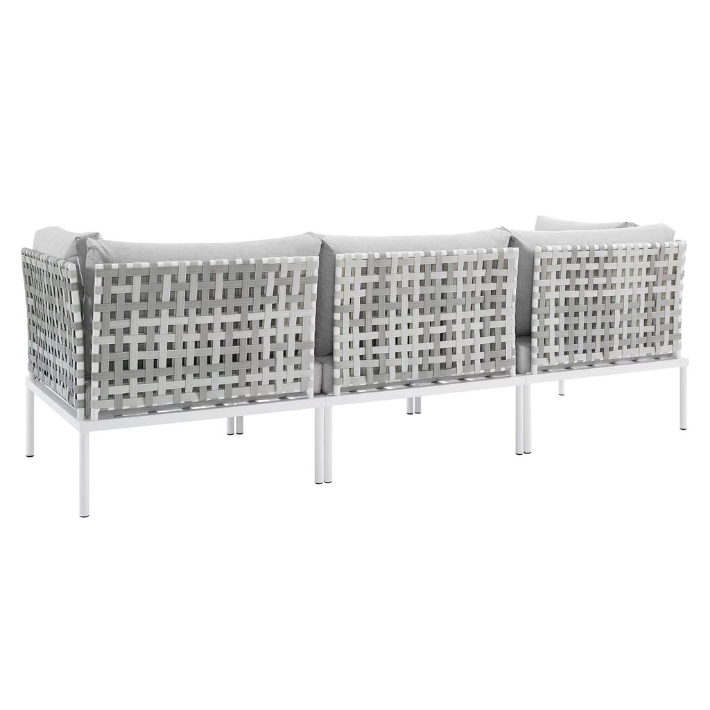 Grey Aluminum Outdoor Sofa P36554