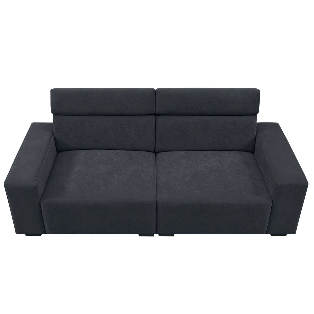 Black Velvet 2-Seater Sofa M888069