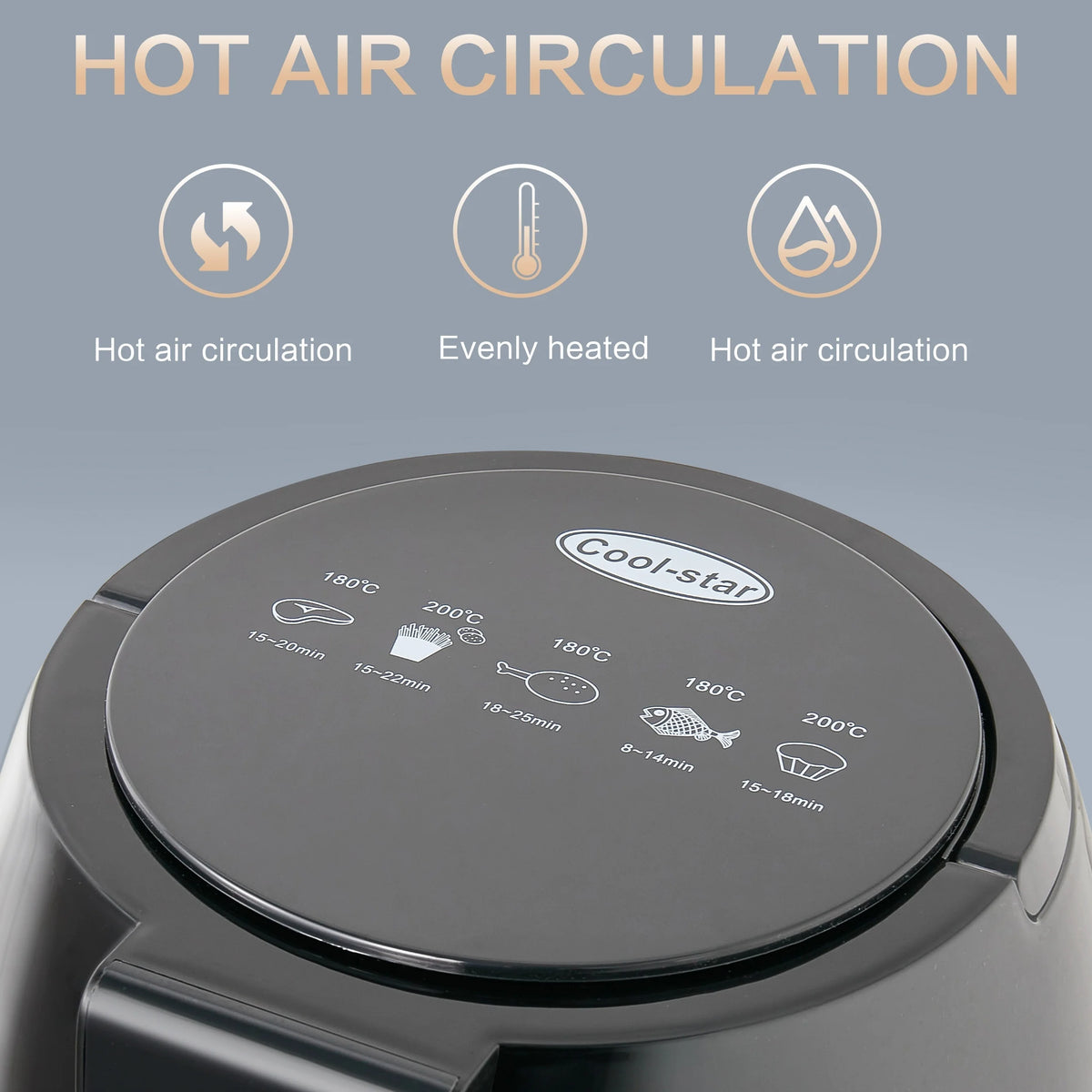 Cylindrical Air Fryer Y9577