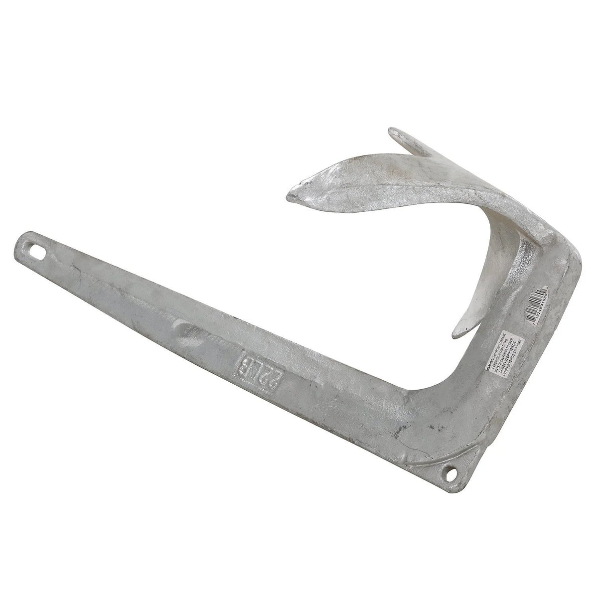 22 Lbs. Hot-Dipped Galvanized Steel Boat Anchor Q994941