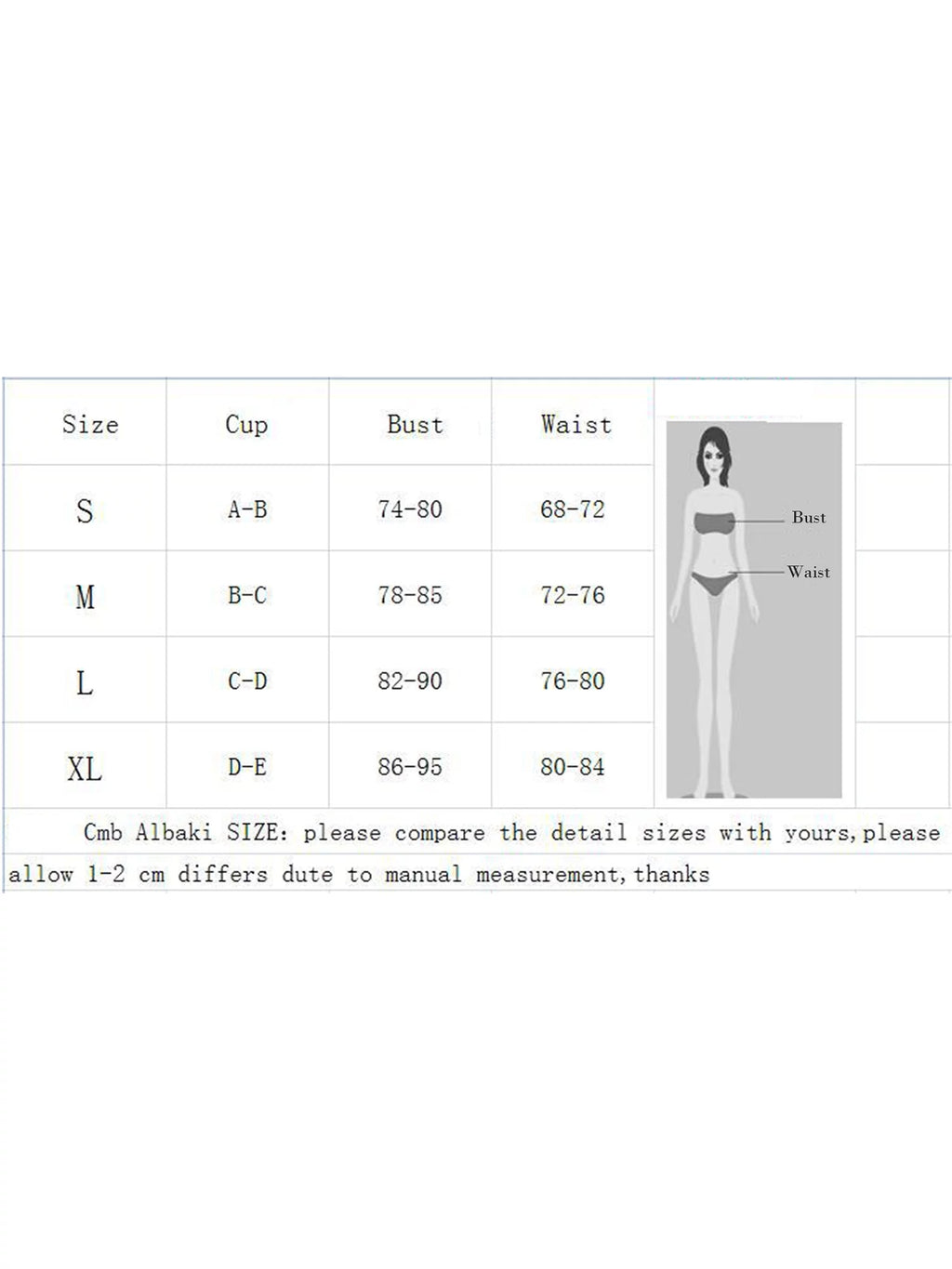 3 Pcs Bikini Set Halter Backless Tie-up Swim Bra Thong with Sarong Skirt Tie-dye Black T72472