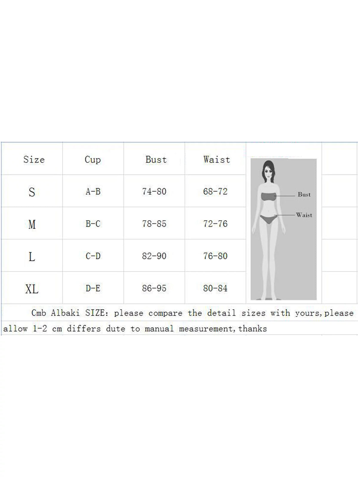 3 Pcs Bikini Set Halter Backless Tie-up Swim Bra Thong with Sarong Skirt Tie-dye Black T72472
