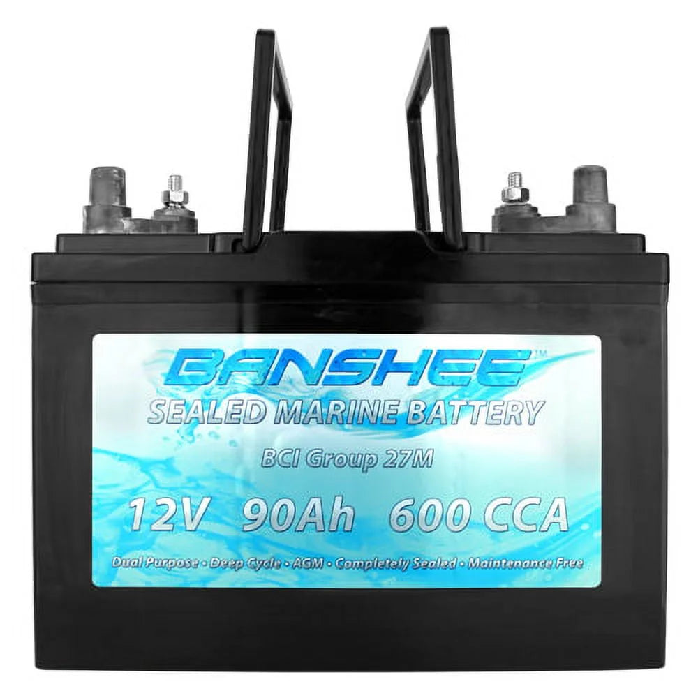Group 27 Sealed AGM Deep Cycle Marine Battery P585163