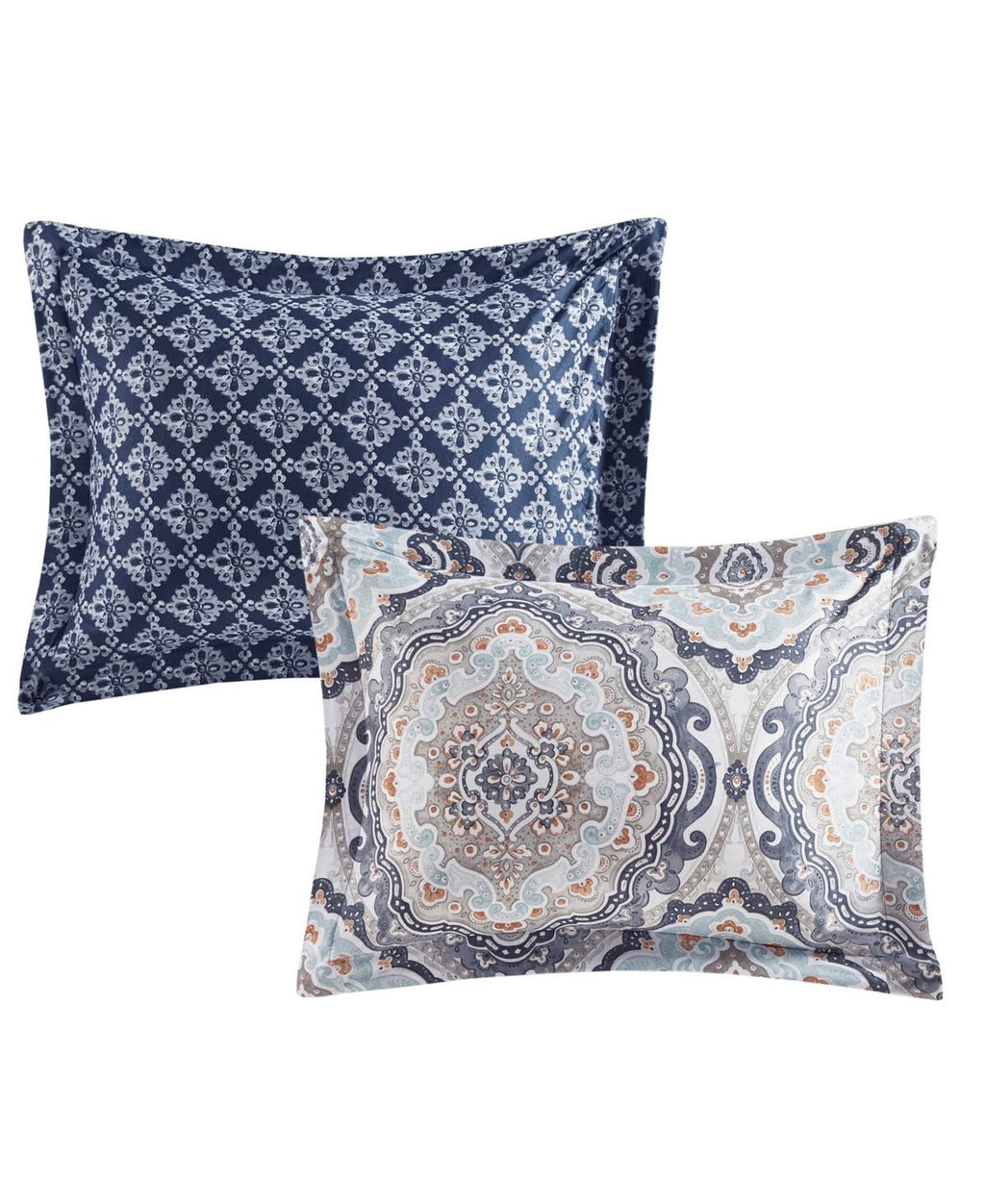 Navy King Reversible Complete Bedding Set O3231