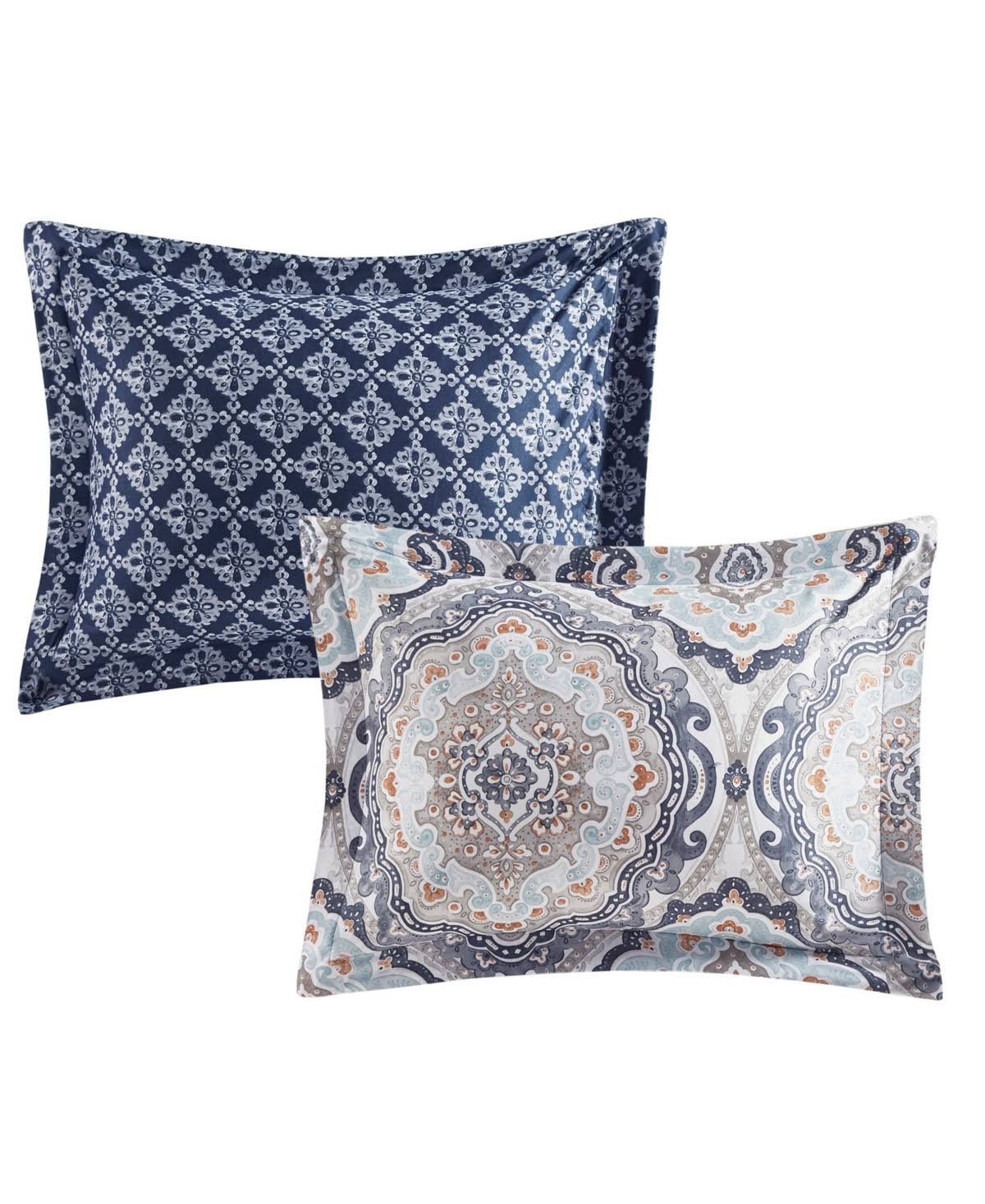 Navy King Reversible Complete Bedding Set O3231