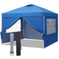 10x10ft Pop-up Canopy Tent with 4 Removable SideWalls B313