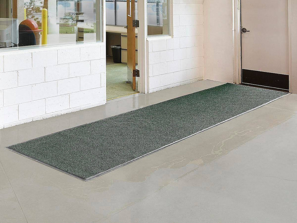 Carpeted runner, green, 4ft. x 16ft. M117