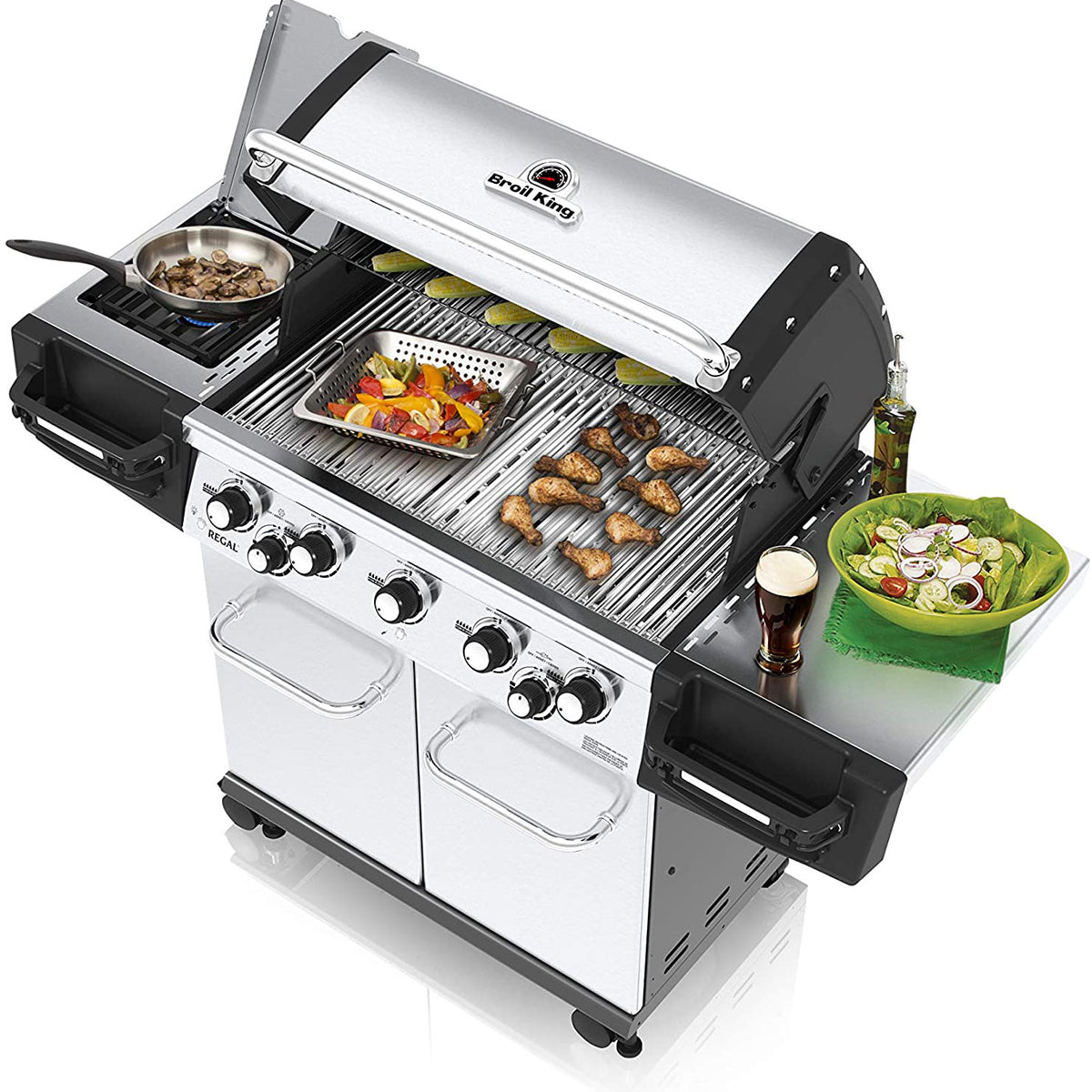 5 Burner Stainless Steel Outdoor Liquid Propane Grill A834944