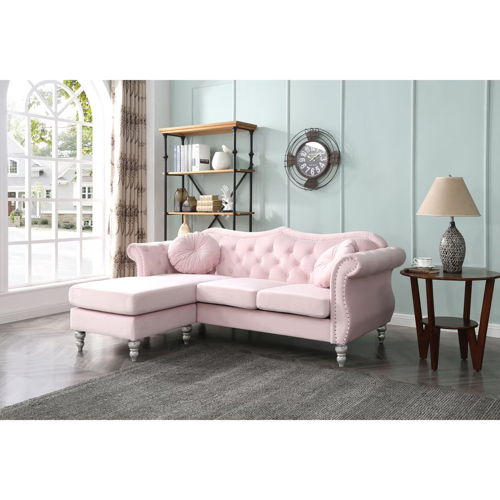 Pink Sofa Chaise T3930