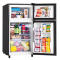3.5 Cu.Ft Black Mini Fridge with Freezer Z897