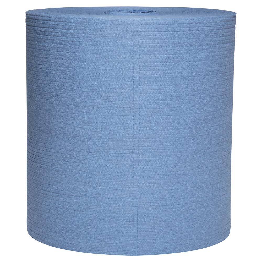 X80 Reusable Wipes Jumbo Roll, Blue, 475 Sheets / Roll Y519929