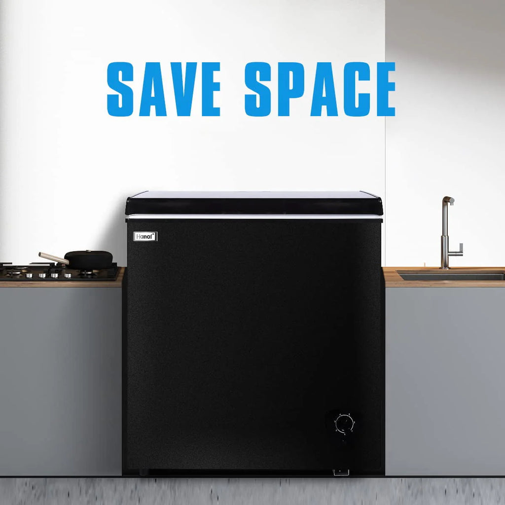 3.5 Cu ft Black Chest Freezer D5317