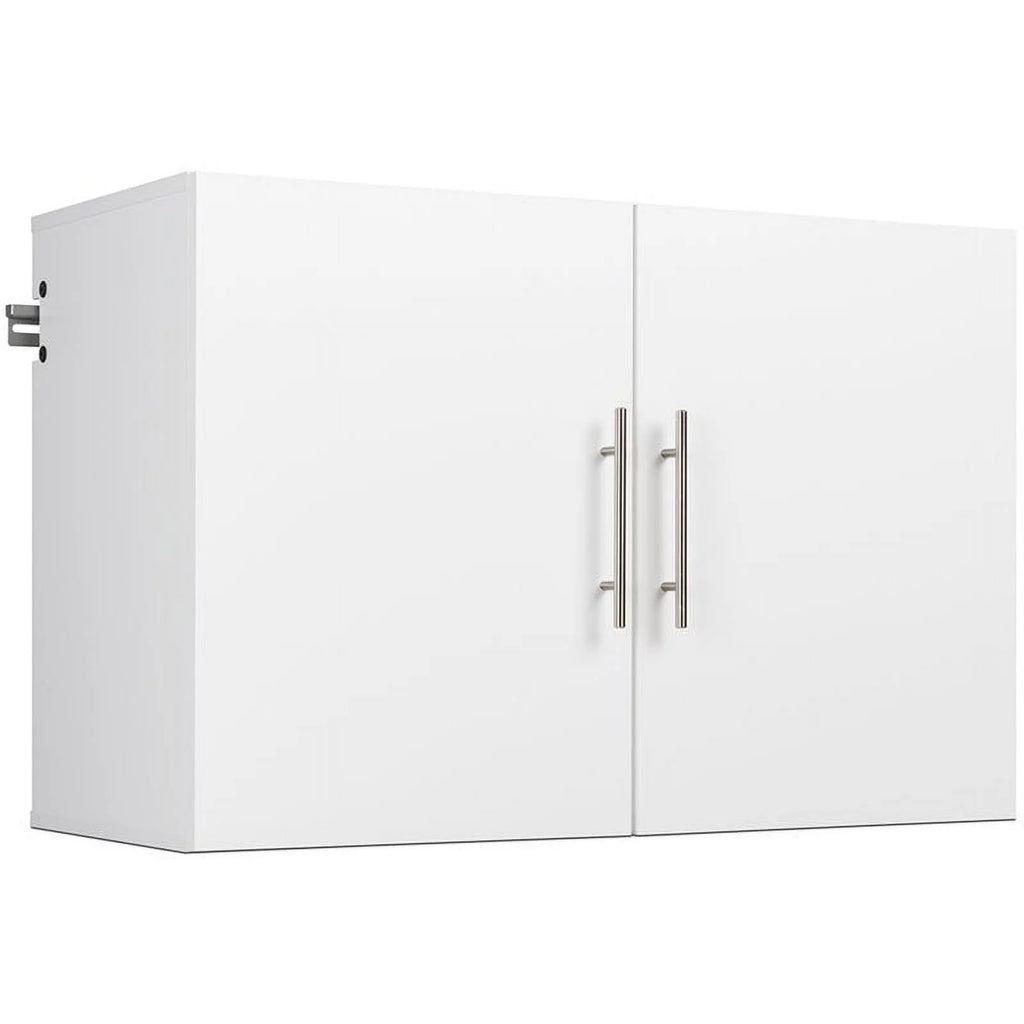 2 Piece 36" Height Wall Mounted Garage Cabinet Set in White A43233
