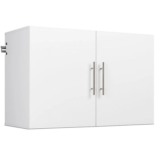 2 Piece 36" Height Wall Mounted Garage Cabinet Set in White A43233