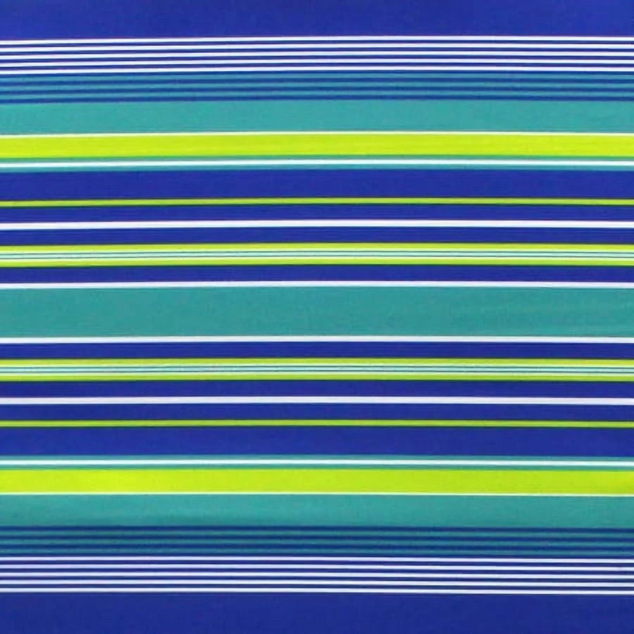 2-Pack Lay-Flat Backpack Chair Blue & Green Stripe K8709