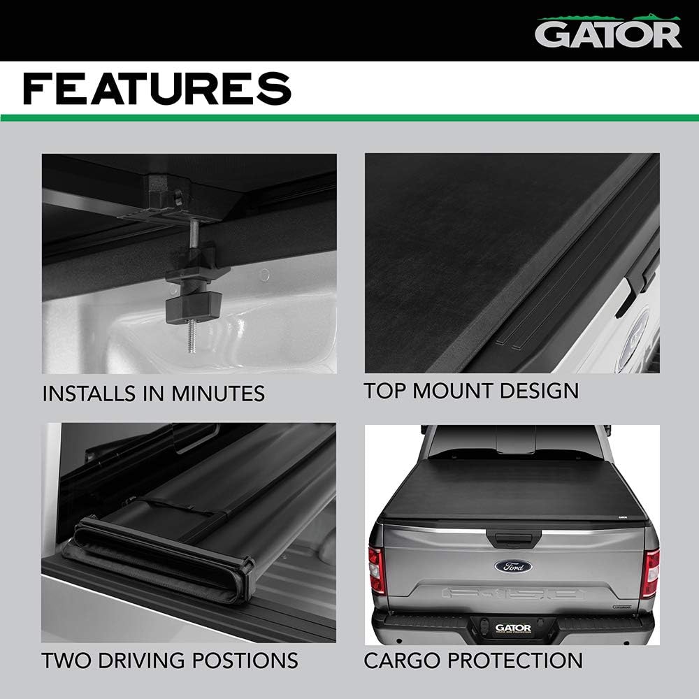 Soft Tri-Fold Truck Bed Tonneau Cover Y548623