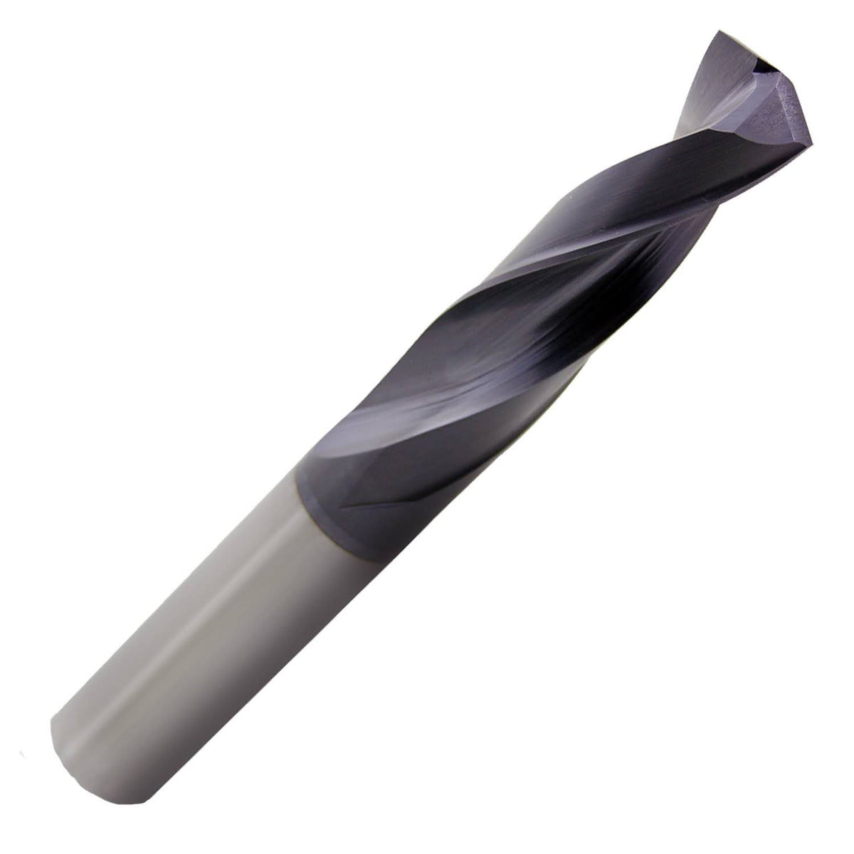 3/4x22 Diameter Standard Length 2 Flute nACo Coated HP Solid Carbide Drill 140° Point X96452
