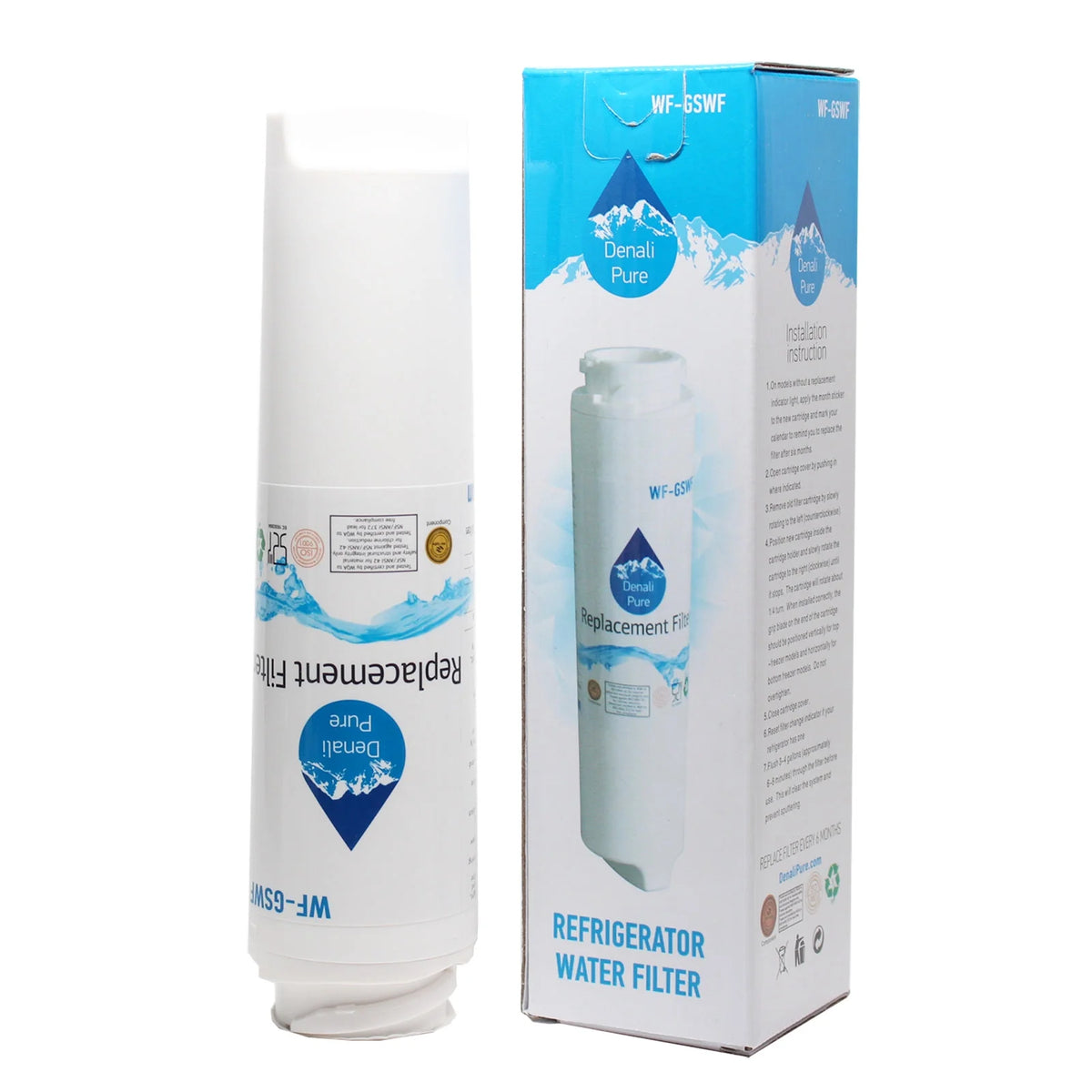 6-Pack Replacement Refrigerator Water Filter Cartridge L9106
