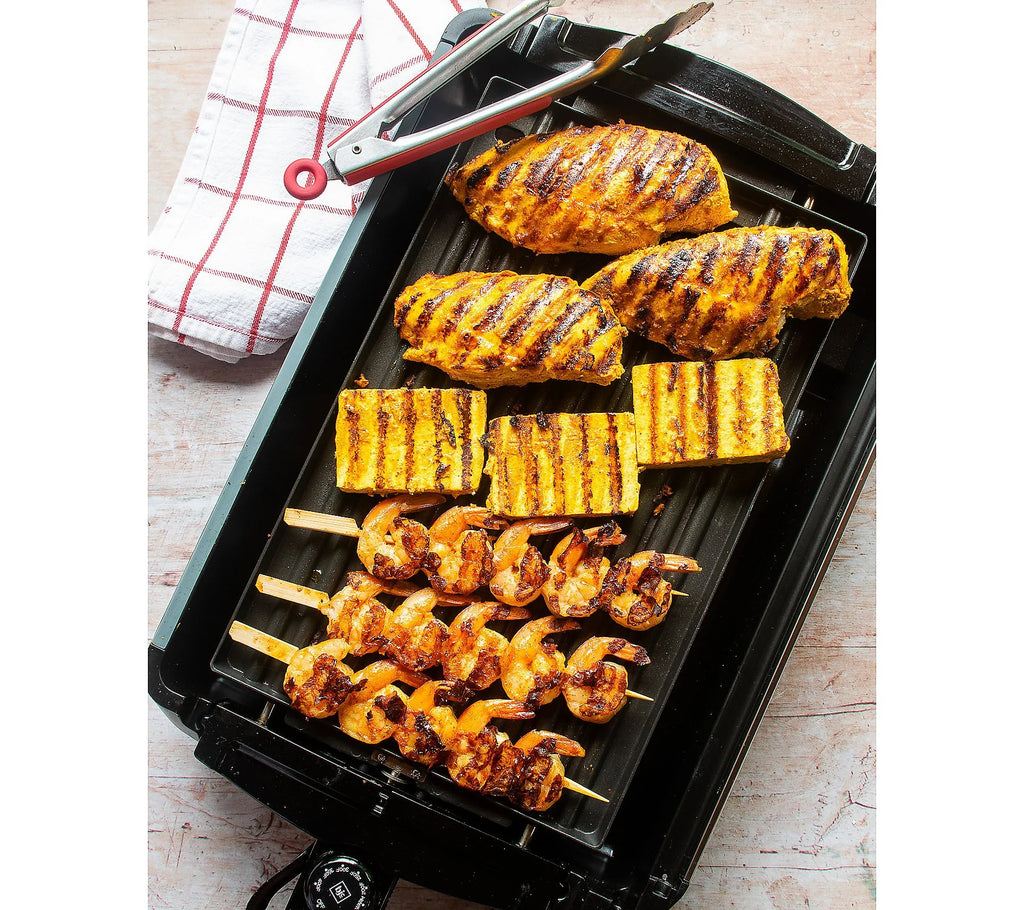 Indoor Reversible Grill & Griddle with Lid E794387