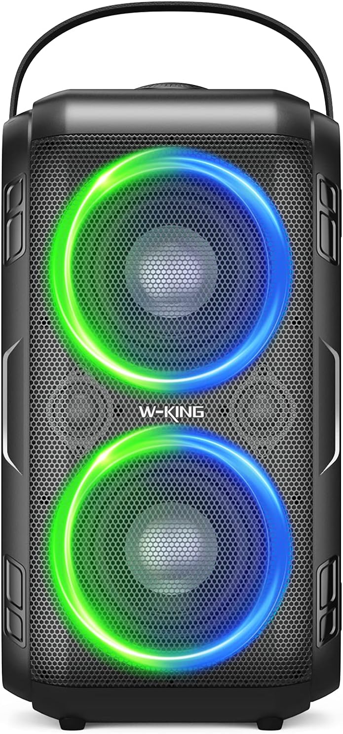 80W Bluetooth Speaker with LED Lights X9739