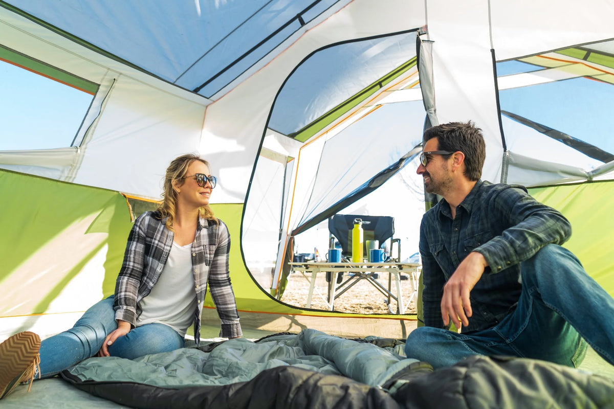 8-Person Cabin Tent with Screen Porch, Green I3681