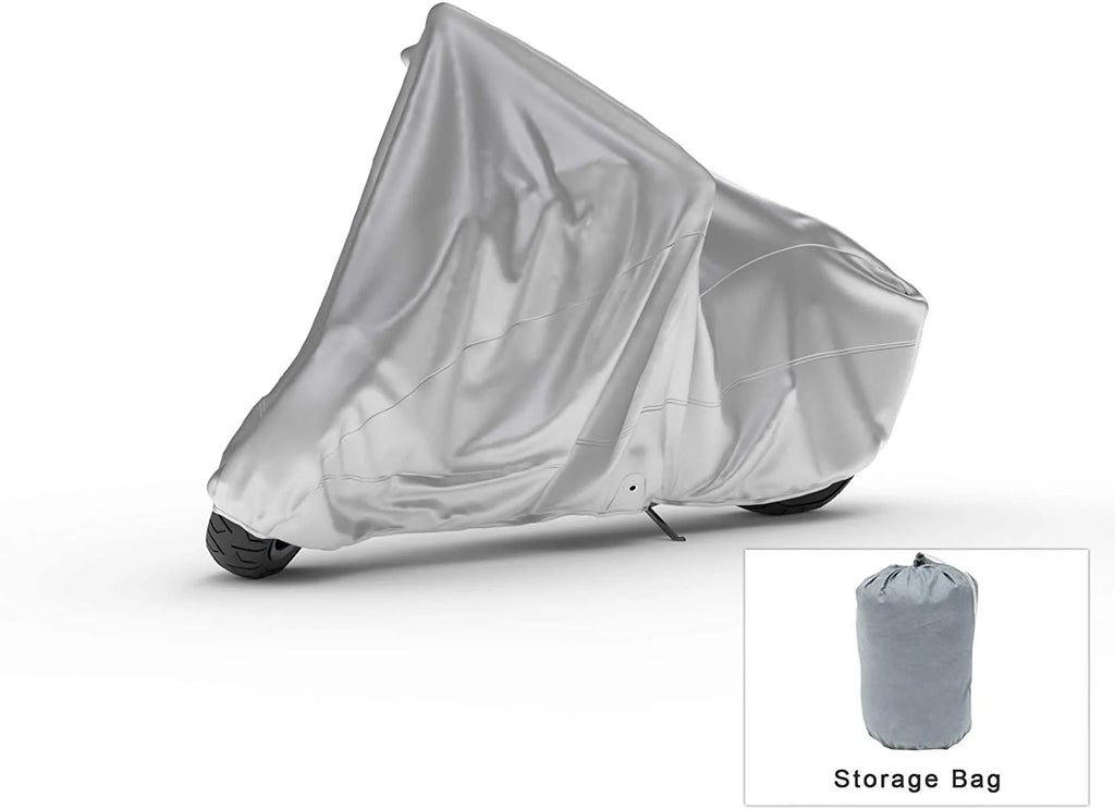 Motorcycle Cover with Reinforced Securing Straps and Storage Bag K8499