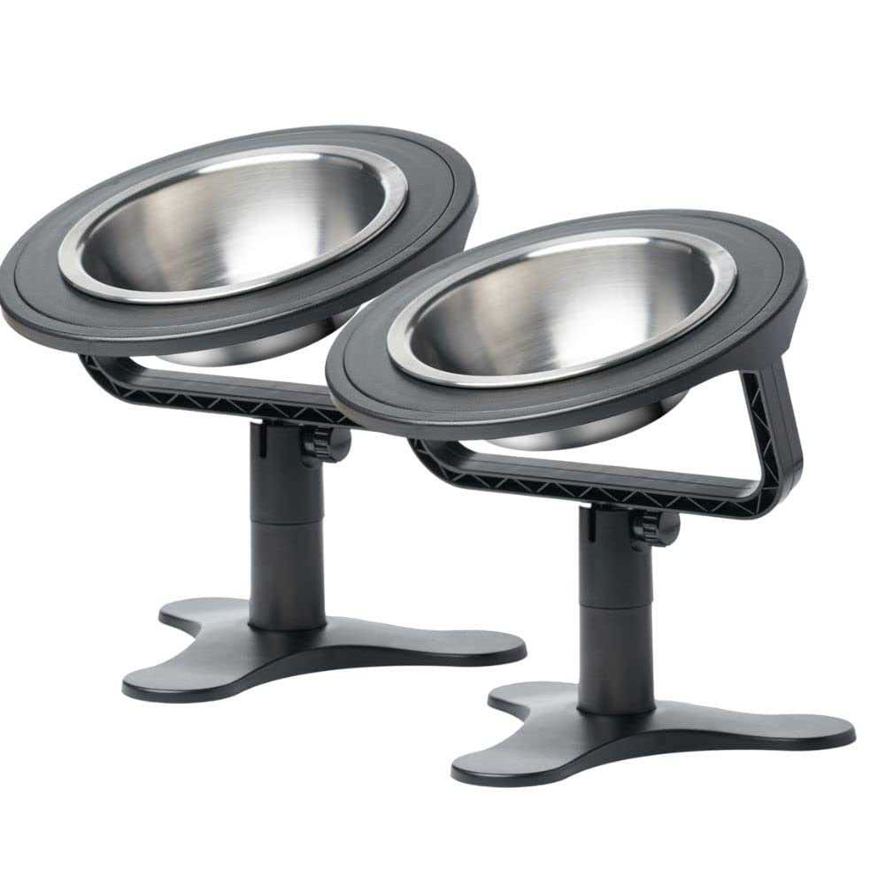 Adjustable Raised Cat Food Bowl P855