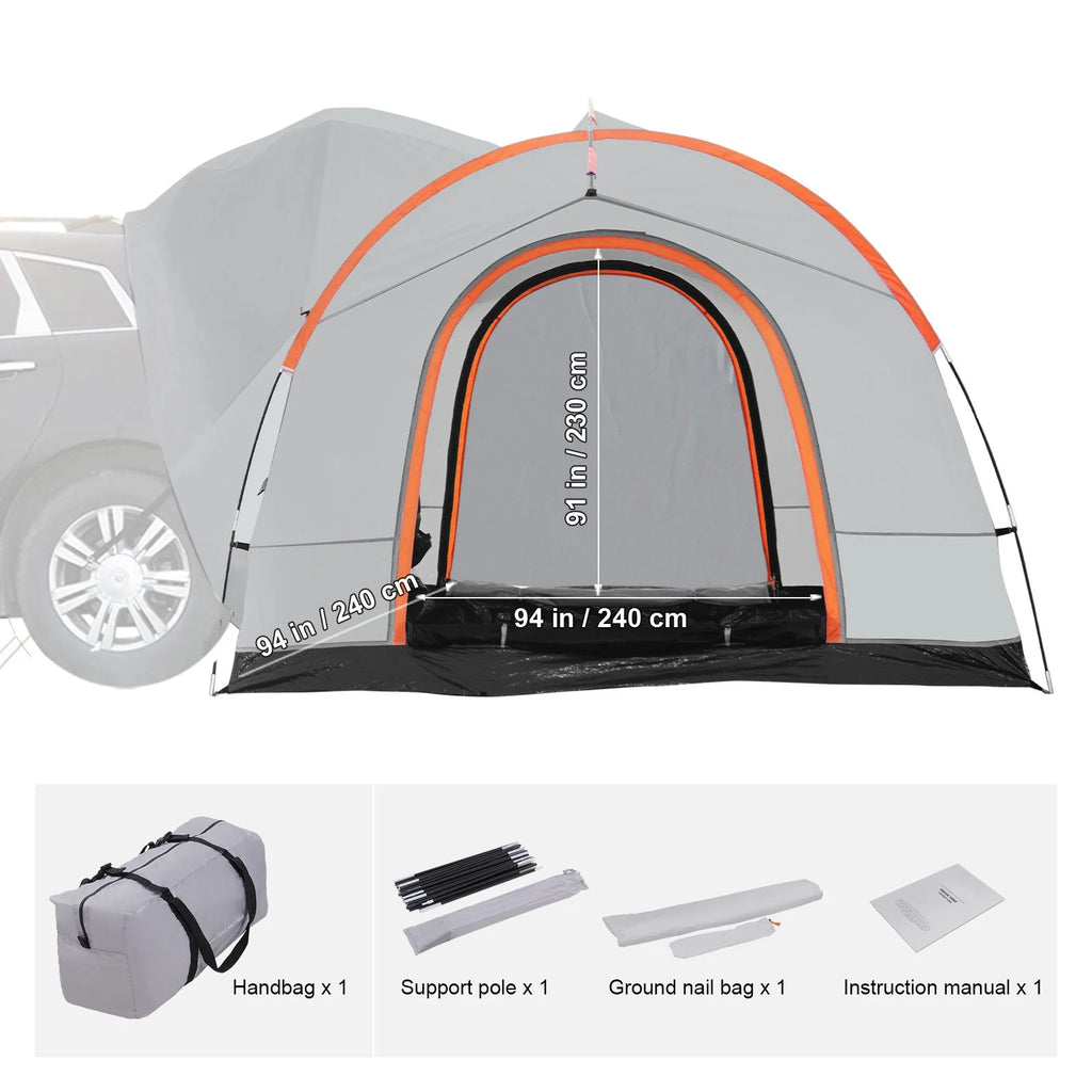 Waterproof SUV Camping Tent with Rainfly Carry Bag V376